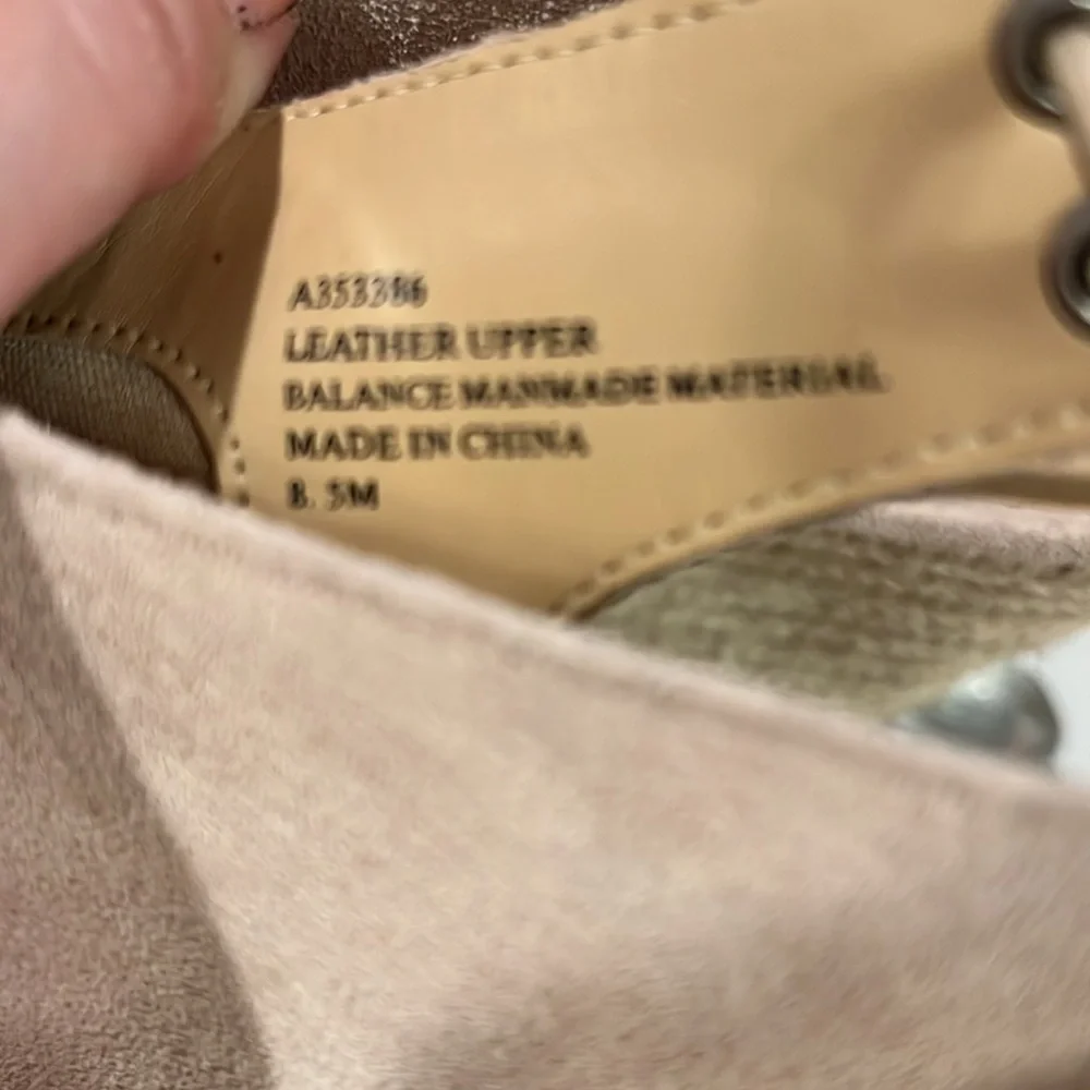 Laurie Felt Leather Upper Peep Toe Shoes 8.5 - Picture 3 of 12